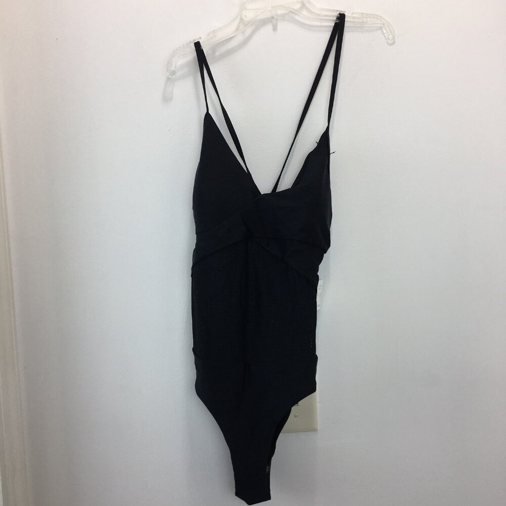 Tinibikini Swimwear Womens Black One Piece Swimsuit M NEW